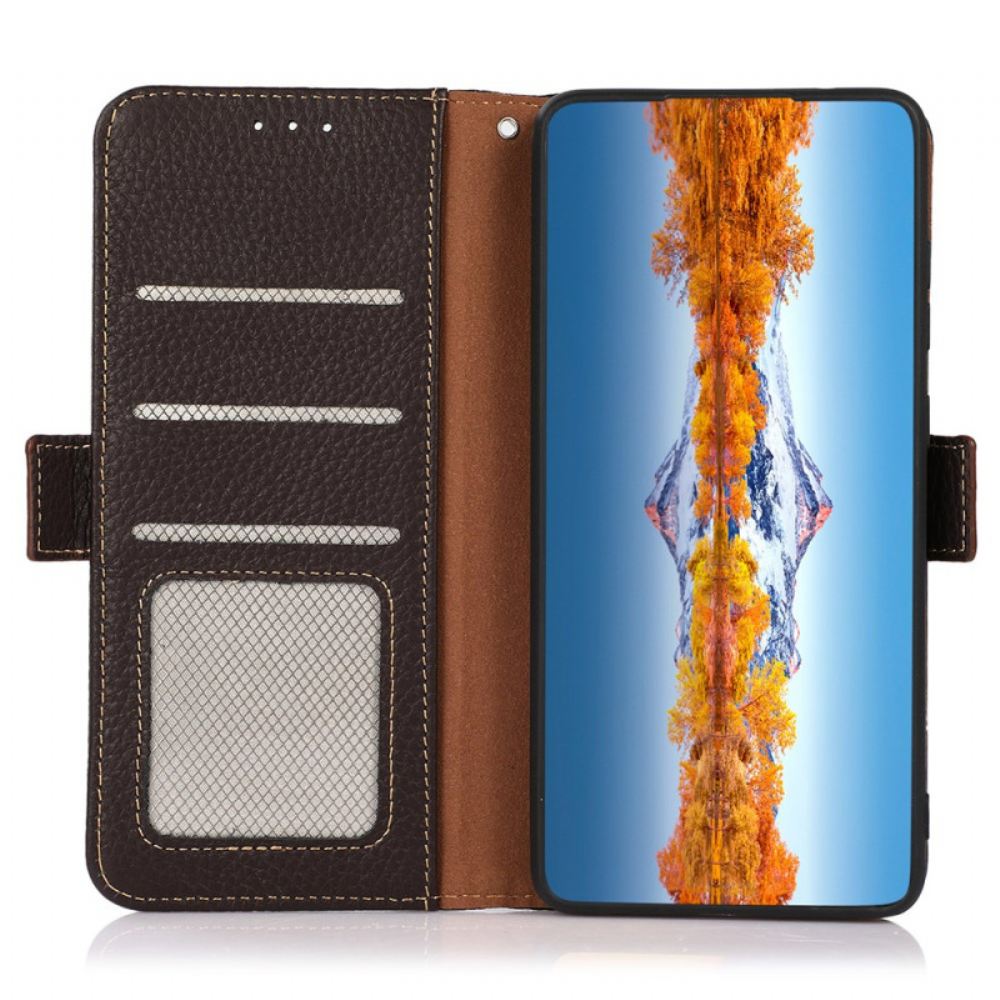 Peněženková Pouzdra Oneplus 13r Kryty Na Mobil Kožená Peněženka Khazneh S Rfid Ochranou