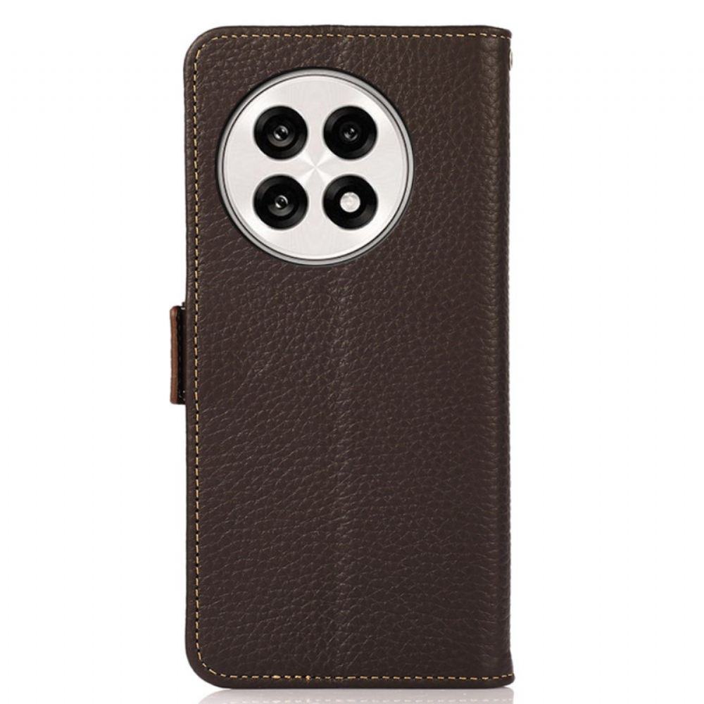 Peněženková Pouzdra Oneplus 13r Kryty Na Mobil Kožená Peněženka Khazneh S Rfid Ochranou