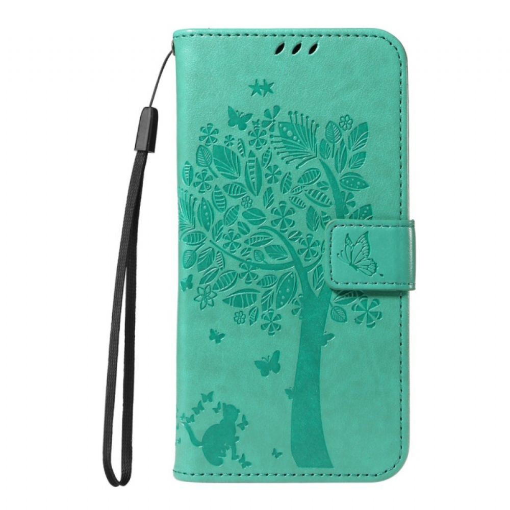 Peněženková Pouzdra Oneplus 13r Kryty Na Mobil Strom A Kočka