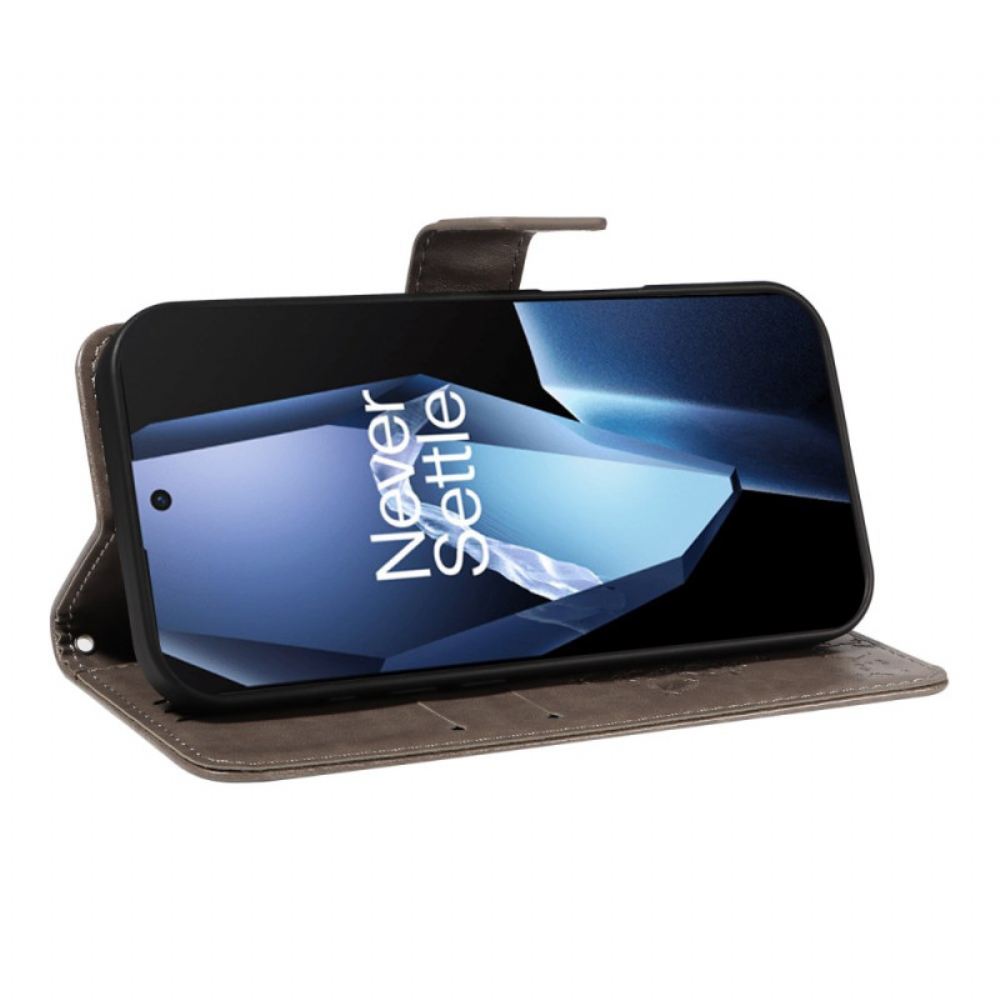 Peněženková Pouzdra Oneplus 13r Kryty Na Mobil Strom A Kočka