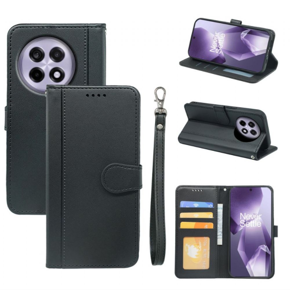 Peněženková Pouzdra Oneplus 13r Peněženka S Dvojitým Pouzdrem Na Karty