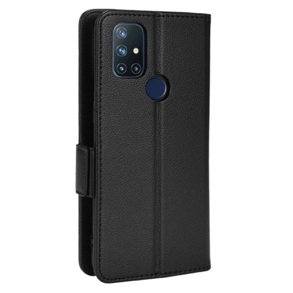 Flipové Pouzdro Na OnePlus Nord N10 Kožené Pouzdro Klapka Dvojité Nové Barvy