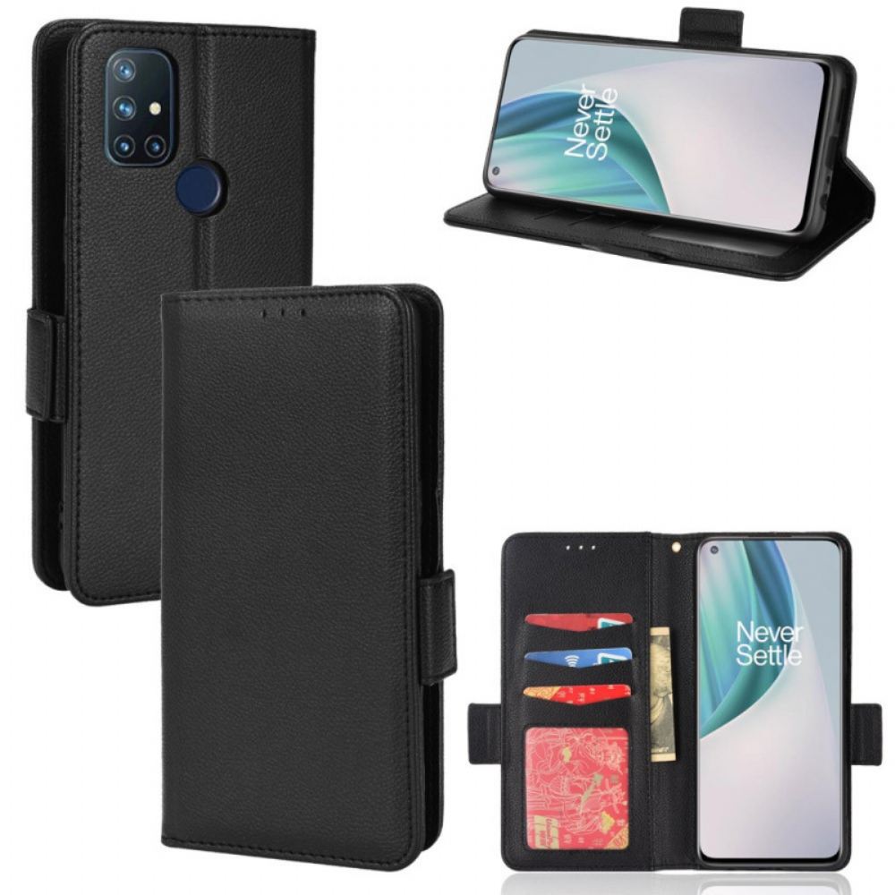 Flipové Pouzdro Na OnePlus Nord N10 Kožené Pouzdro Klapka Dvojité Nové Barvy