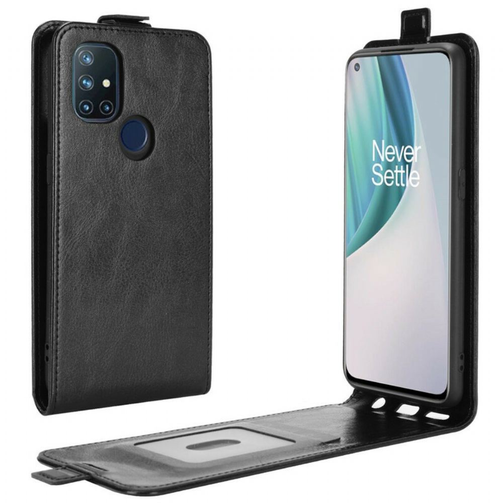 Flipové Pouzdro Na OnePlus Nord N10 Kožené Pouzdro Kožený Efekt Vertikální Klapky