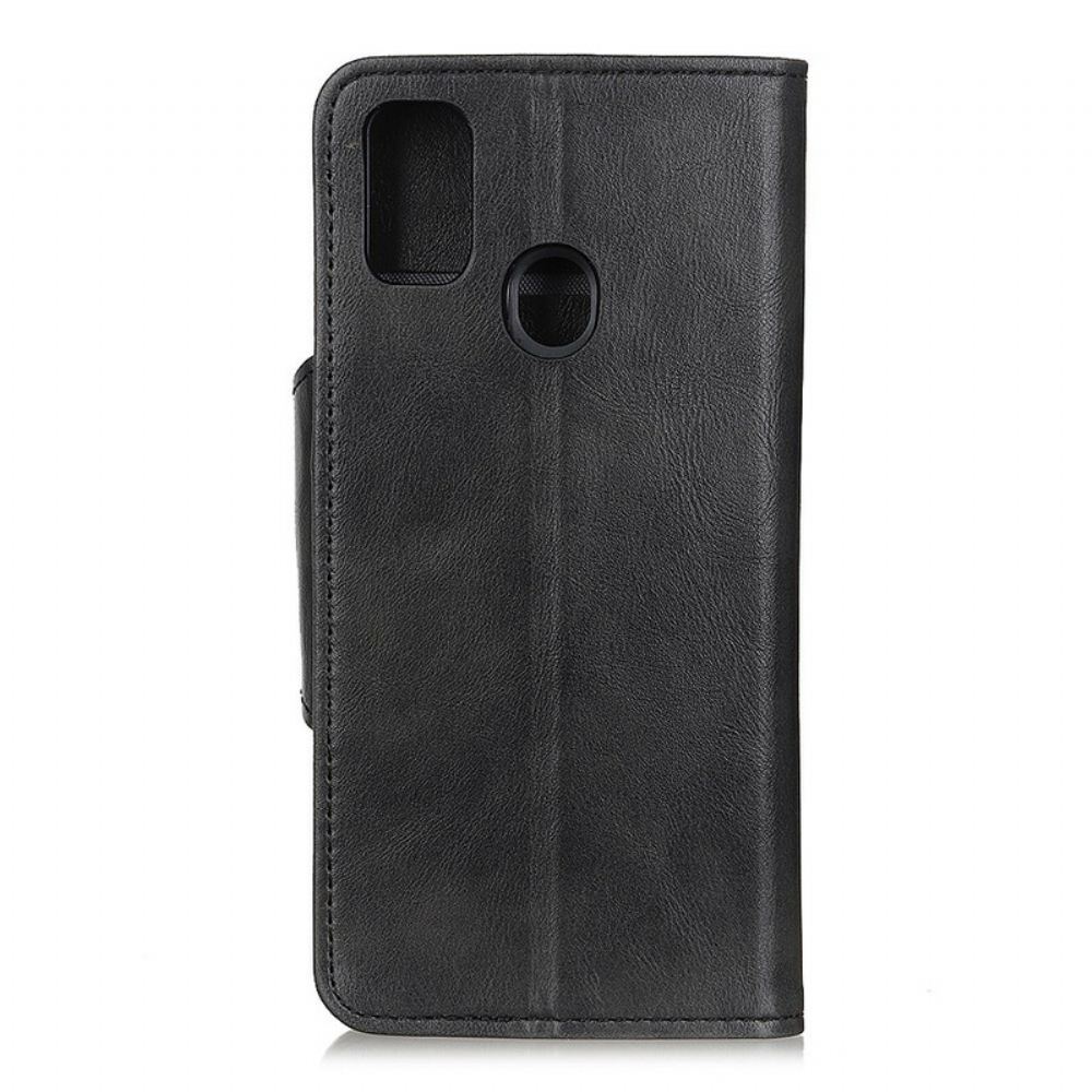 Flipové Pouzdro Na OnePlus Nord N10 Ozdobný Knoflík Z Umělé Kůže