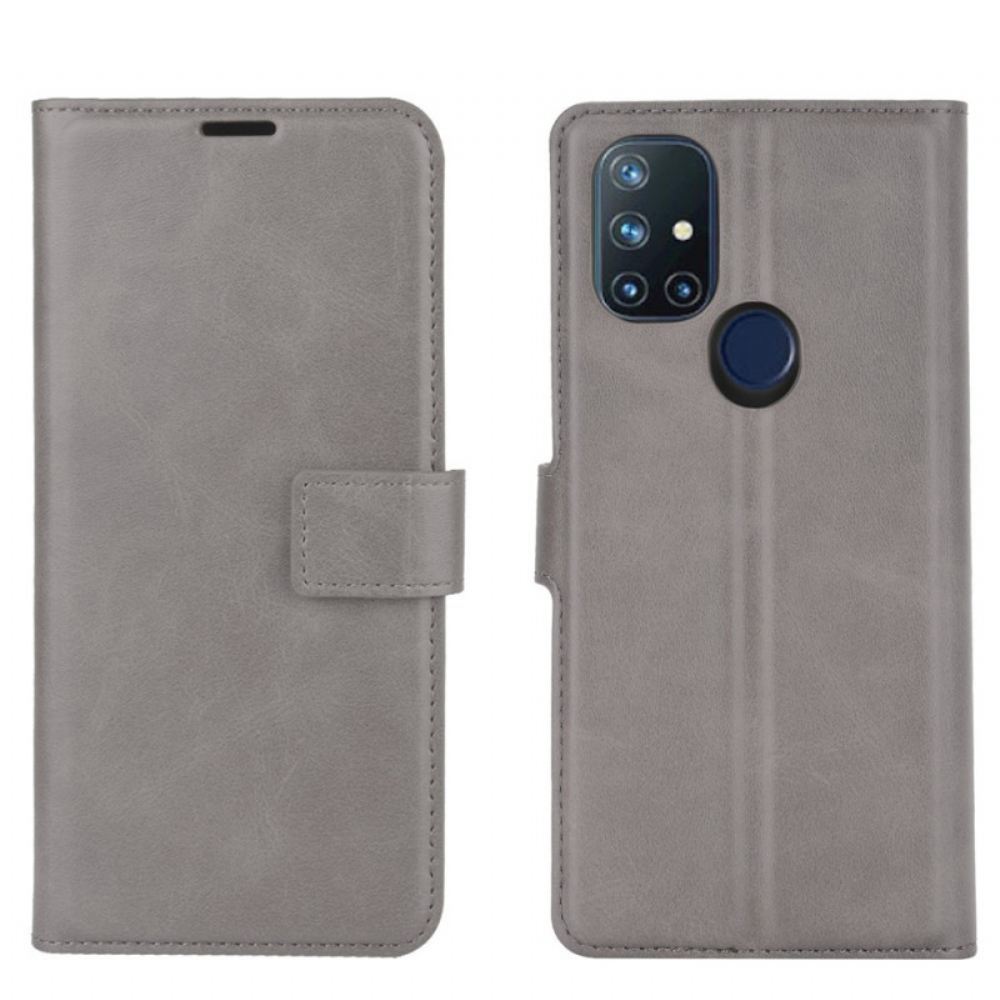 Kožené Pouzdro Na OnePlus Nord N10 Tenký Extrémní Kožený Efekt