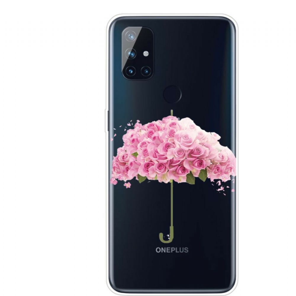 Kryt Na OnePlus Nord N10 Růžový Deštník