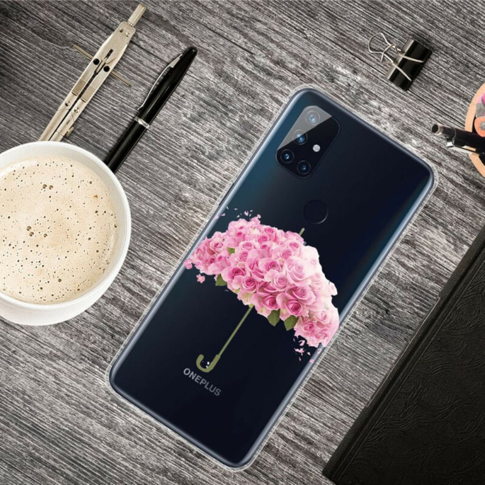Kryt Na OnePlus Nord N10 Růžový Deštník