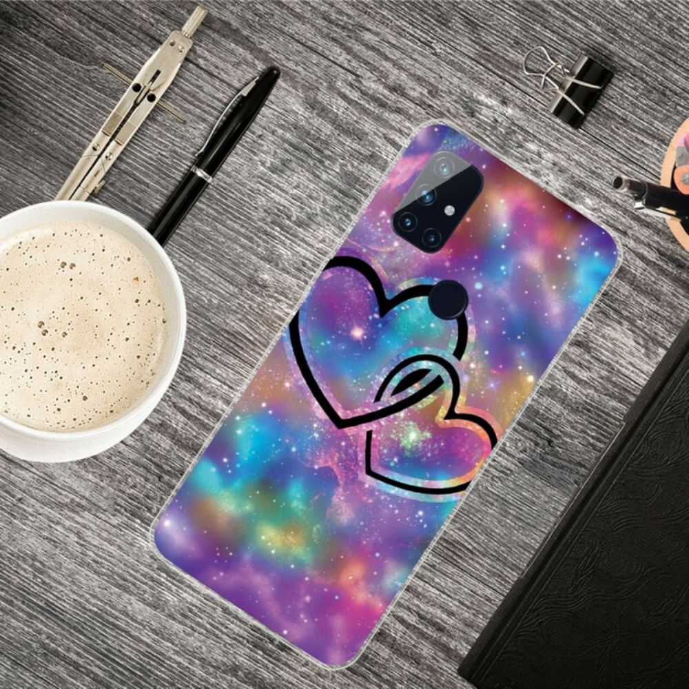 Kryt Na OnePlus Nord N10 Spoutaná Srdce