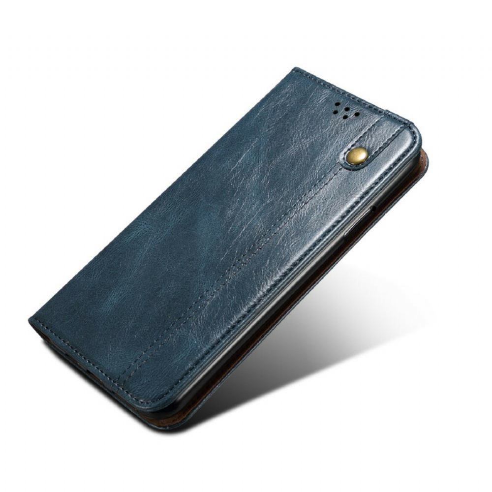 Kryty Na Mobil Na OnePlus Nord N10 Flipové Pouzdro Voskovaná Umělá Kůže