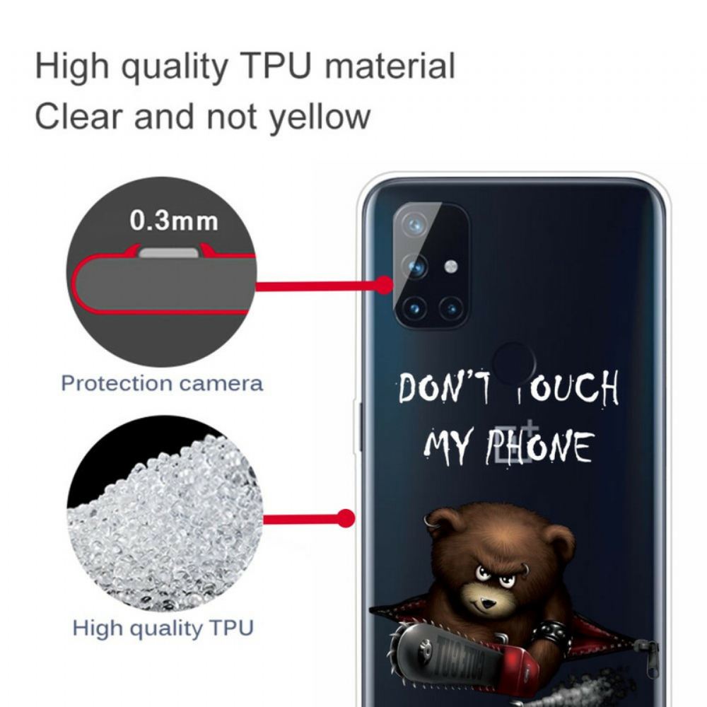 Kryty Na Mobil Na OnePlus Nord N10 Nebezpečný Medvěd