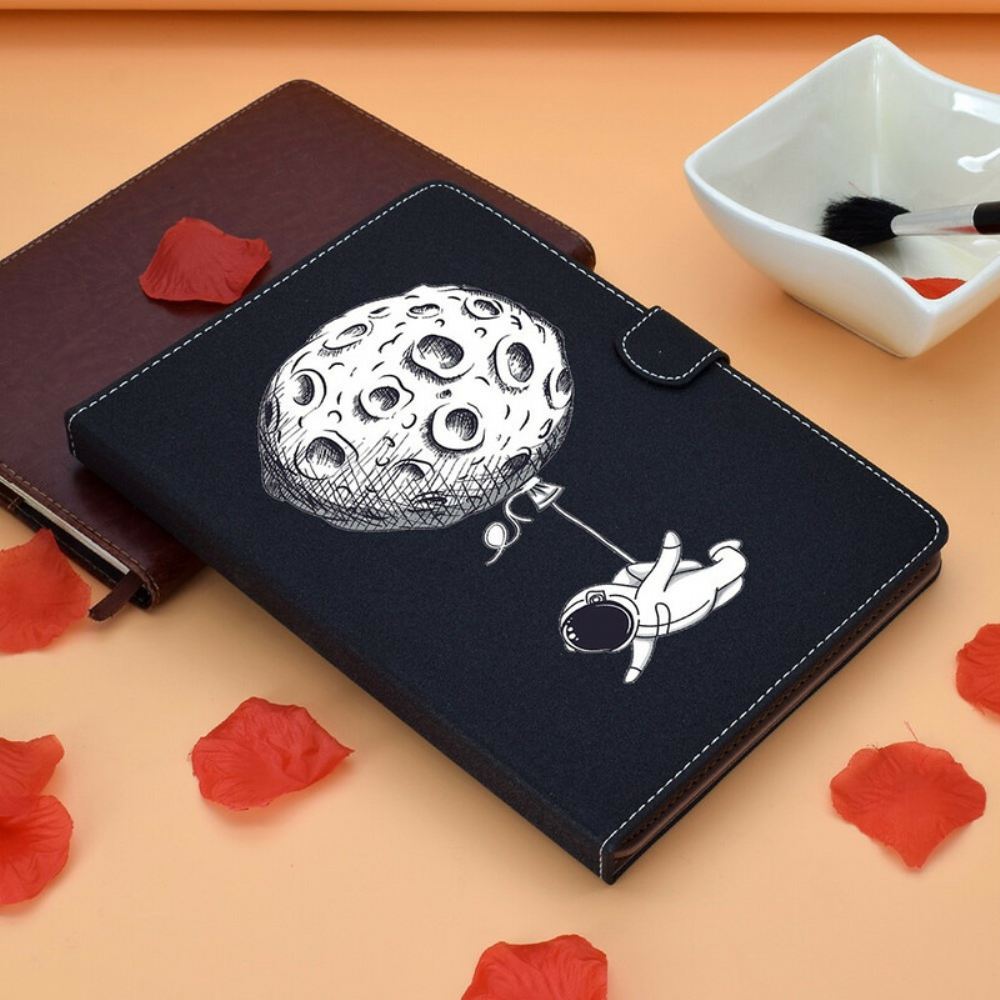 Flipové Pouzdro Na Samsung Galaxy Tab A 8" (2019) Astronaut Na Měsíci