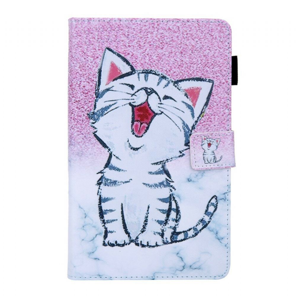 Flipové Pouzdro Na Samsung Galaxy Tab A 8" (2019) Kočičí Série