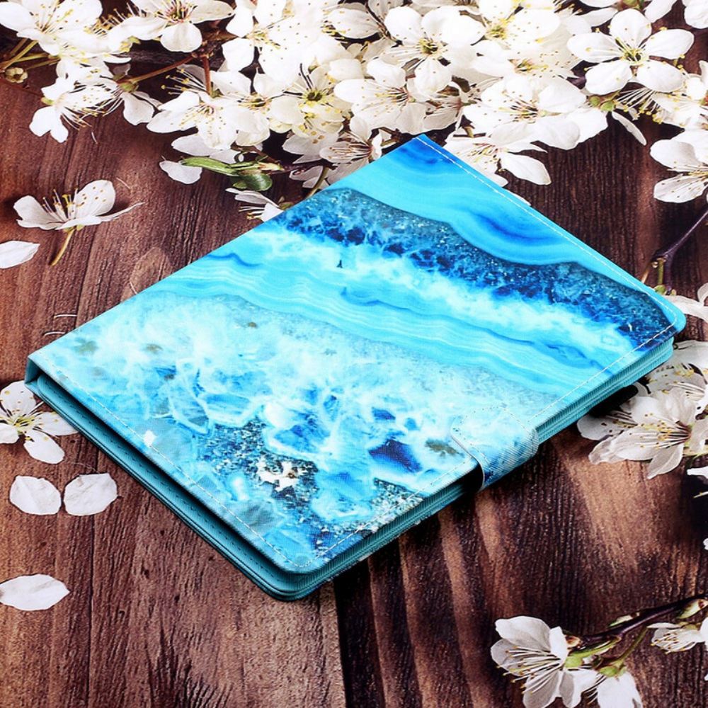 Flipové Pouzdro Na Samsung Galaxy Tab A 8" (2019) Modrý Kámen
