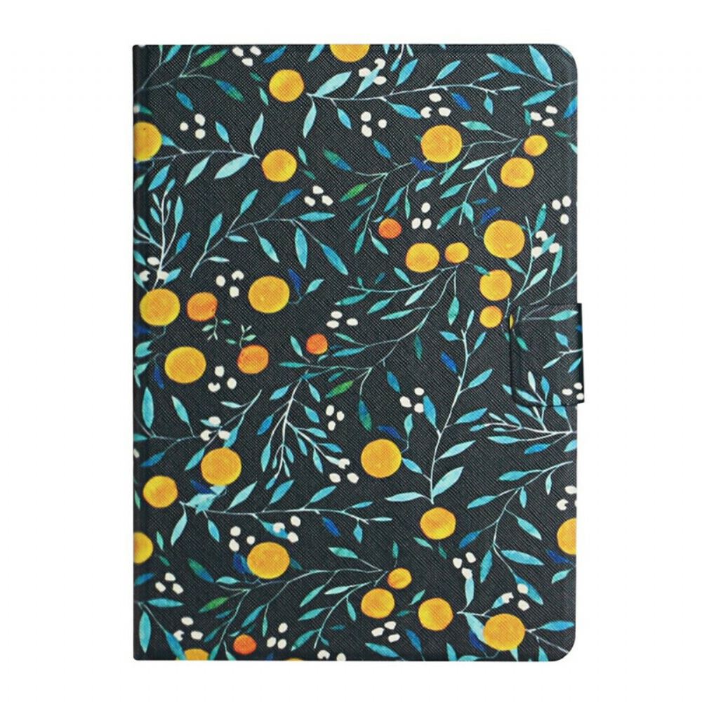 Kožené Pouzdro Na Samsung Galaxy Tab A 8" (2019) Sada Květin