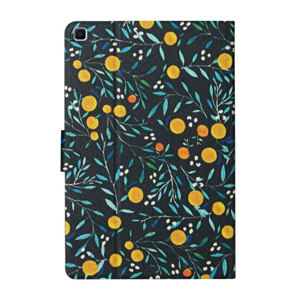 Kožené Pouzdro Na Samsung Galaxy Tab A 8" (2019) Sada Květin