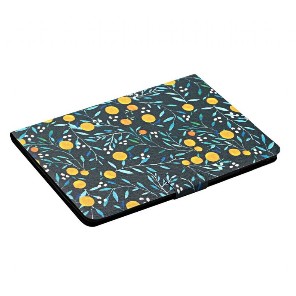 Kožené Pouzdro Na Samsung Galaxy Tab A 8" (2019) Sada Květin