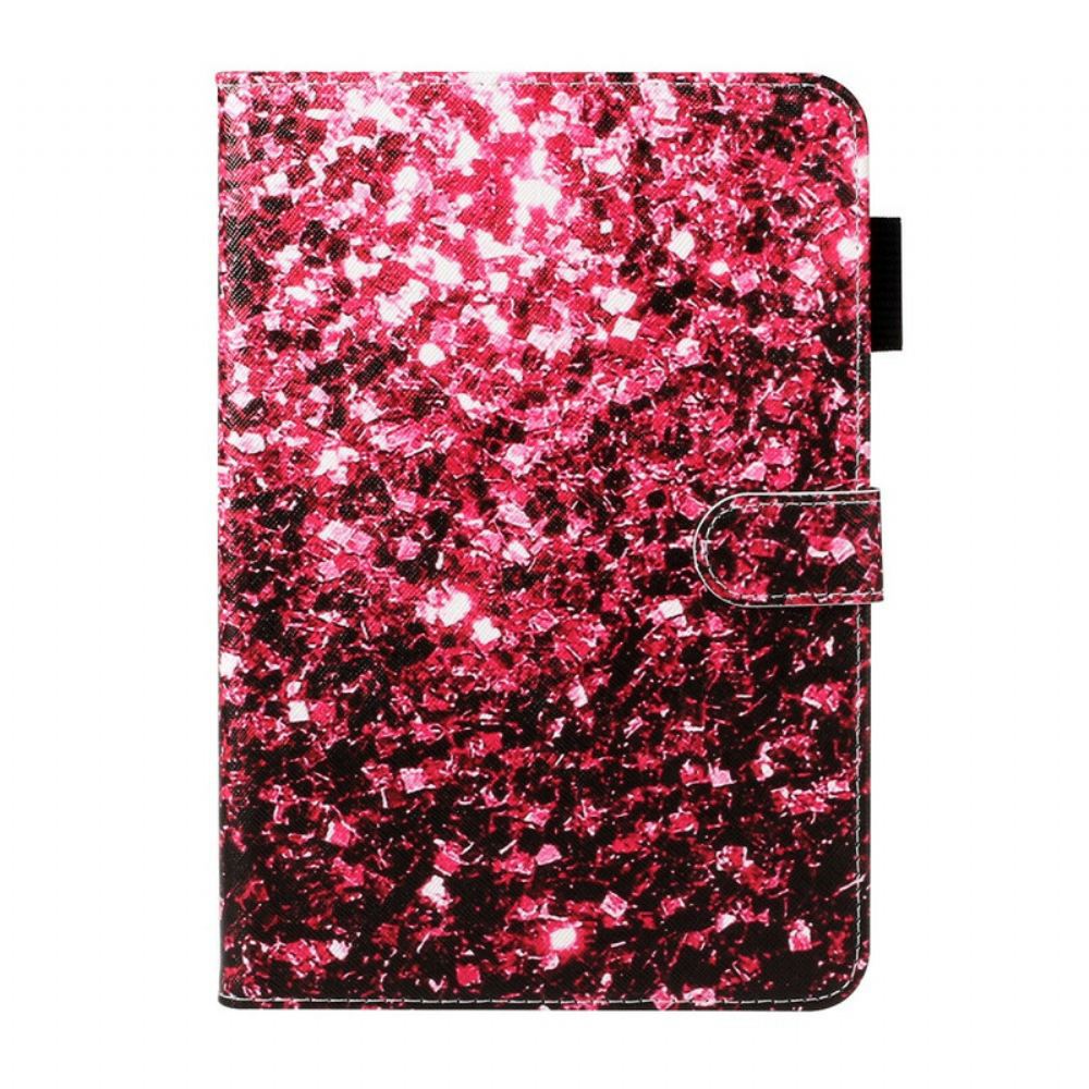 Kožené Pouzdro Na Samsung Galaxy Tab A 8" (2019) Třpytivé Flitry