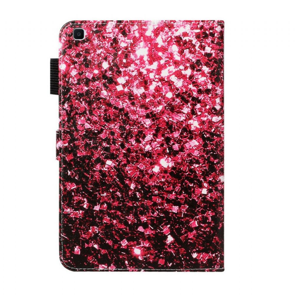 Kožené Pouzdro Na Samsung Galaxy Tab A 8" (2019) Třpytivé Flitry