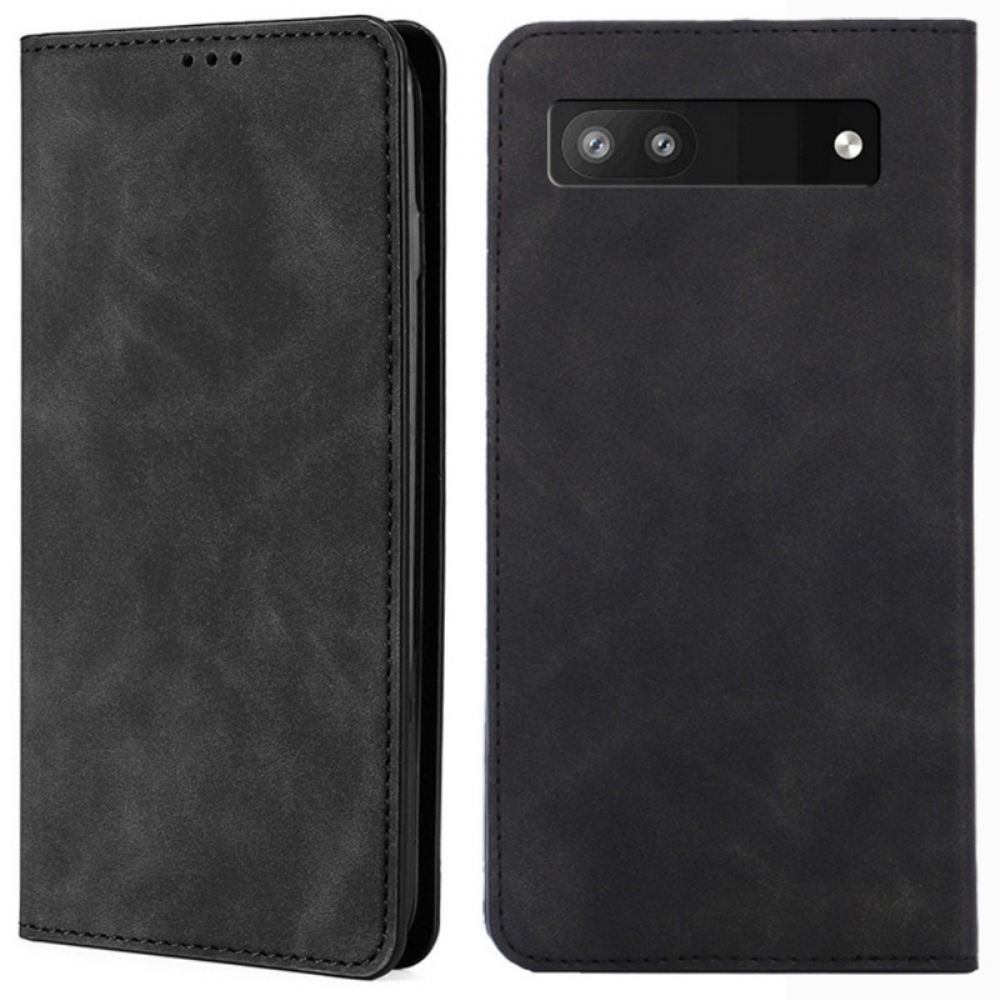 Flipové Pouzdro Na Google Pixel 6A Dotek Pokožky