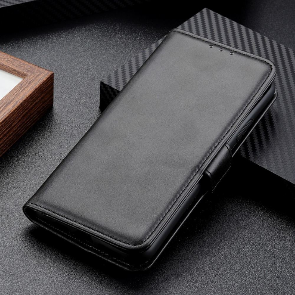 Kožené Pouzdro Na Google Pixel 6A Dvojité Zapínání