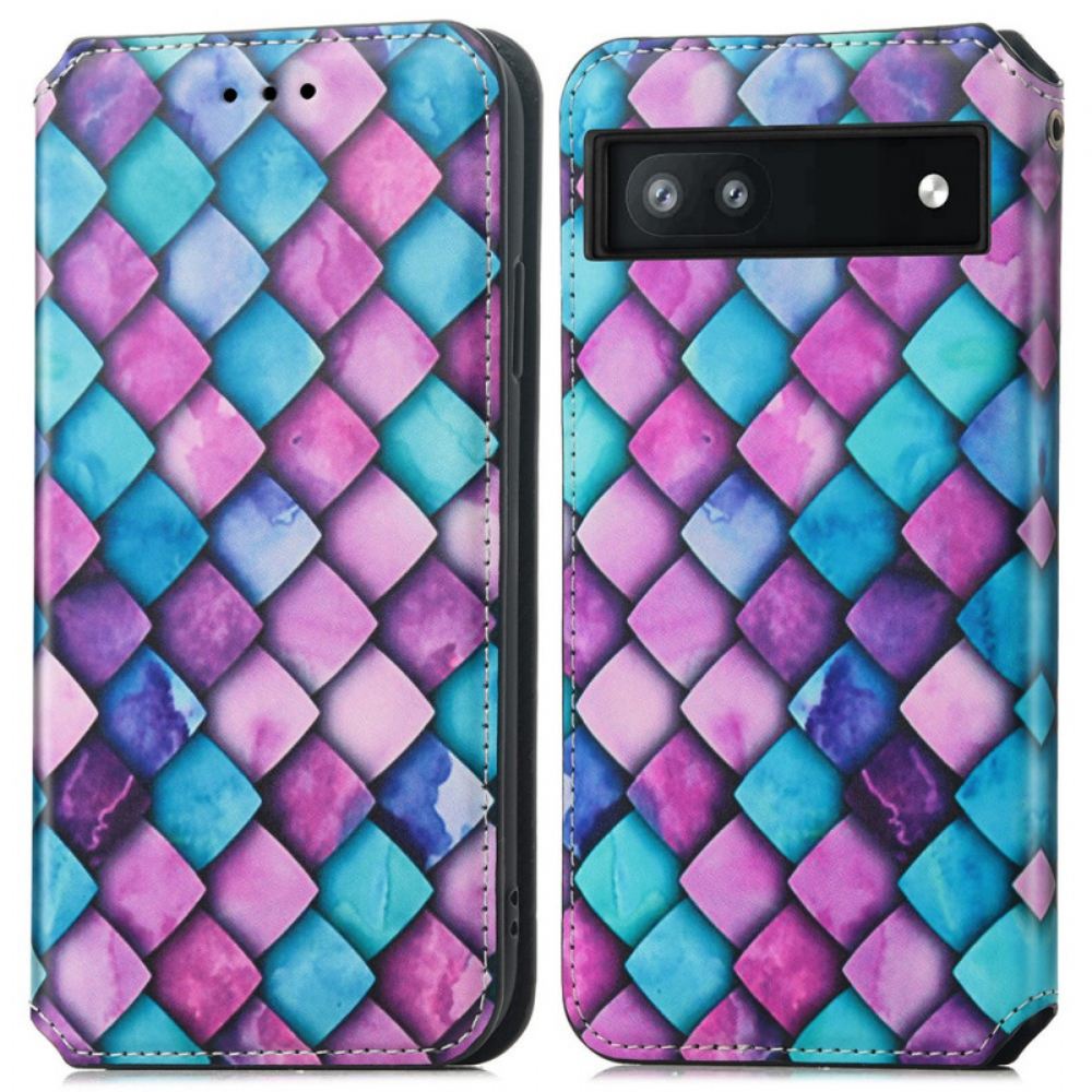Kryty Na Mobil Na Google Pixel 6A Flipové Pouzdro Design Caseneo Rfid