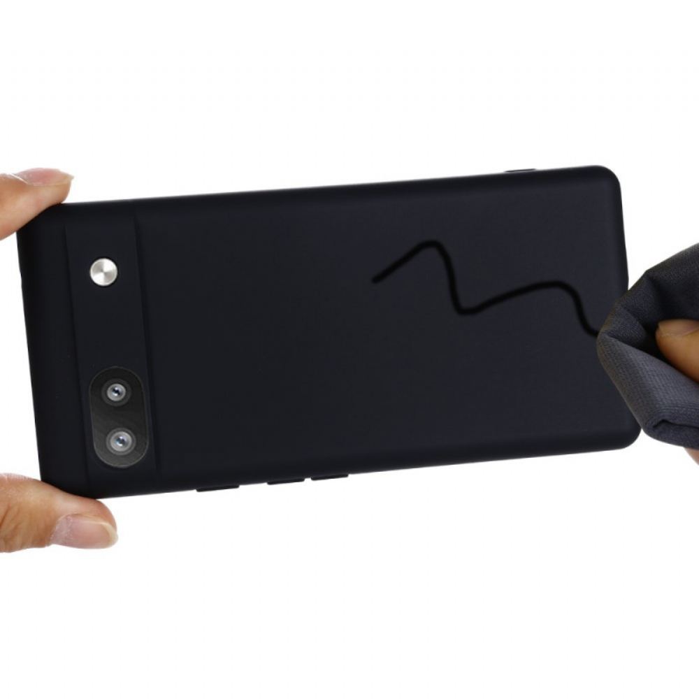 Kryty Na Mobil Na Google Pixel 6A Na Lana Řemínek Z Tekutého Silikonu