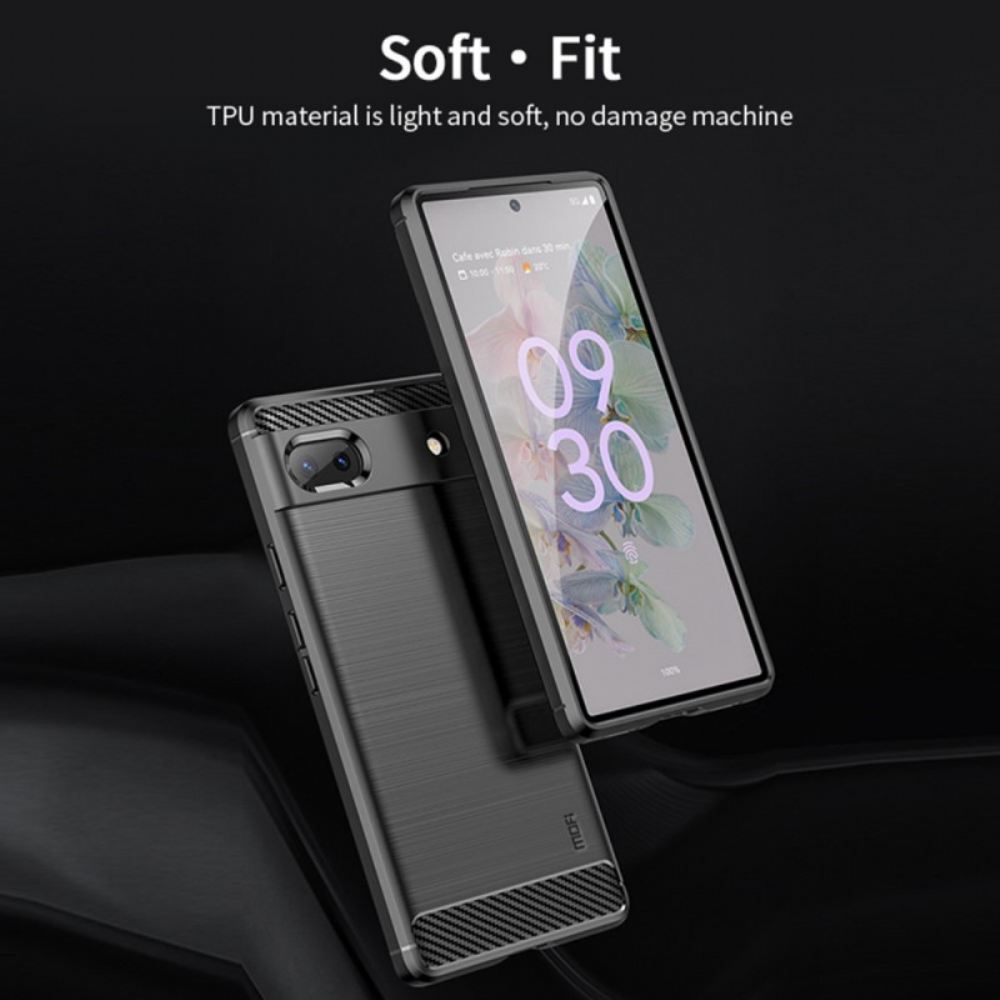 Kryty Na Mobil Na Google Pixel 6A Mofi Kartáčované Uhlíkové Vlákno