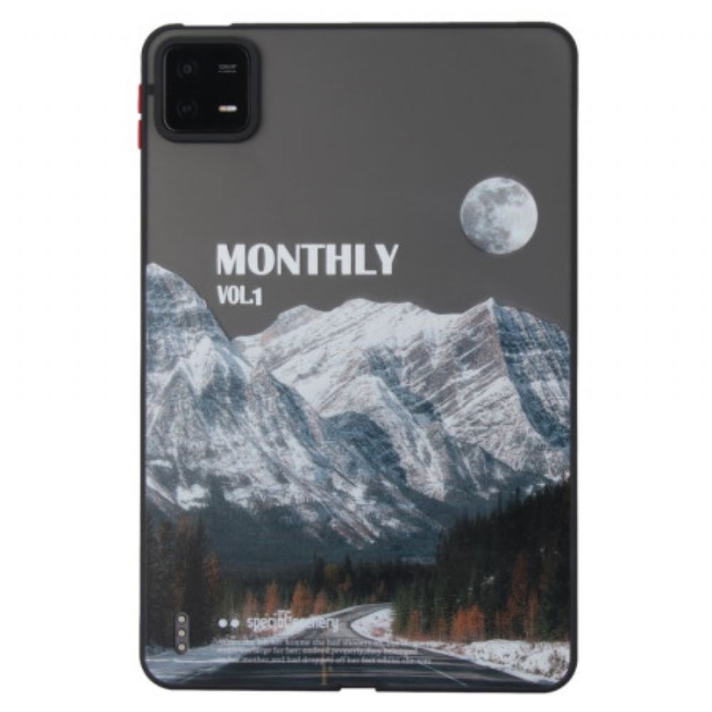 Kryt Na Xiaomi Pad 6 Pro Zasněžená Hora A Dálnice