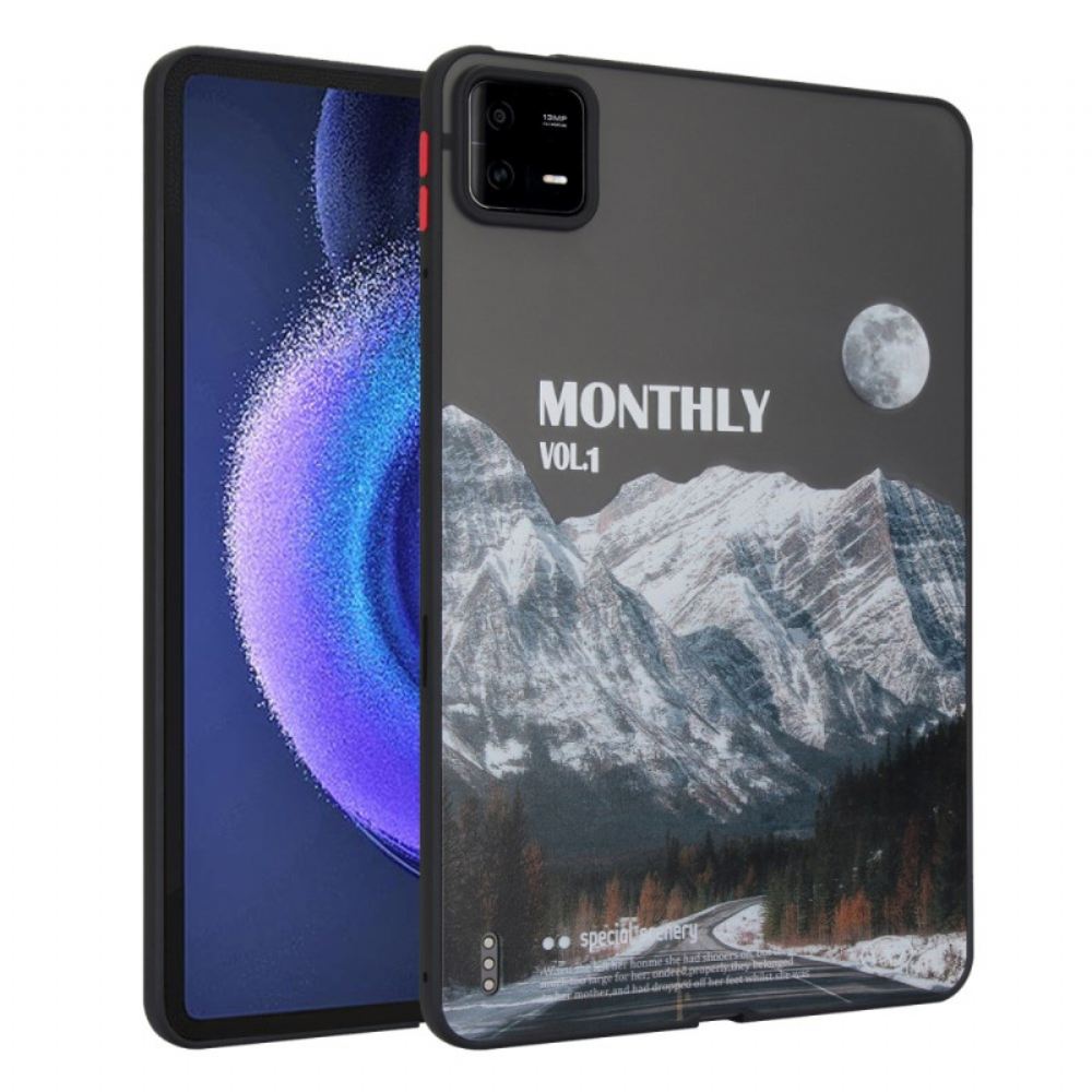 Kryt Na Xiaomi Pad 6 Pro Zasněžená Hora A Dálnice