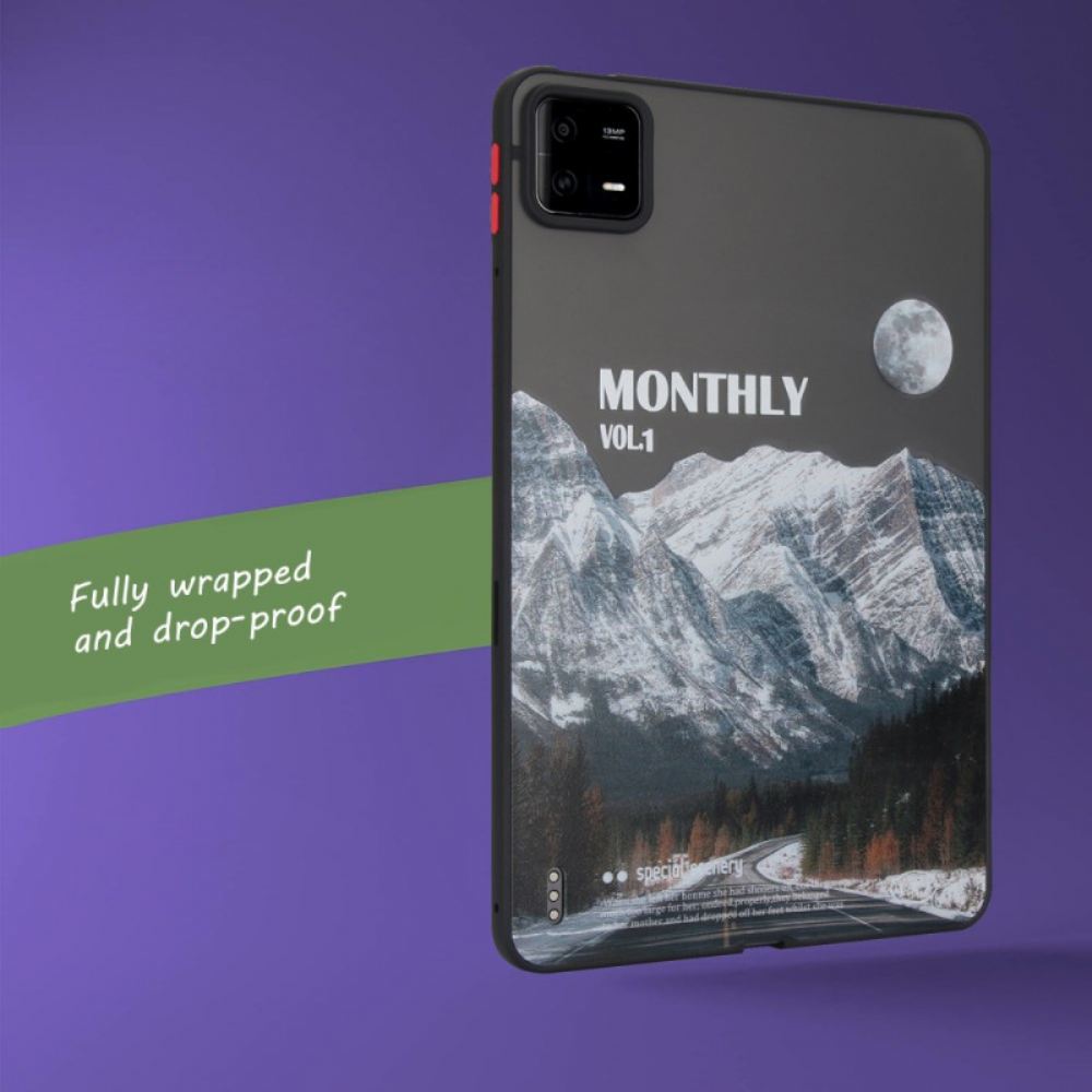Kryt Na Xiaomi Pad 6 Pro Zasněžená Hora A Dálnice