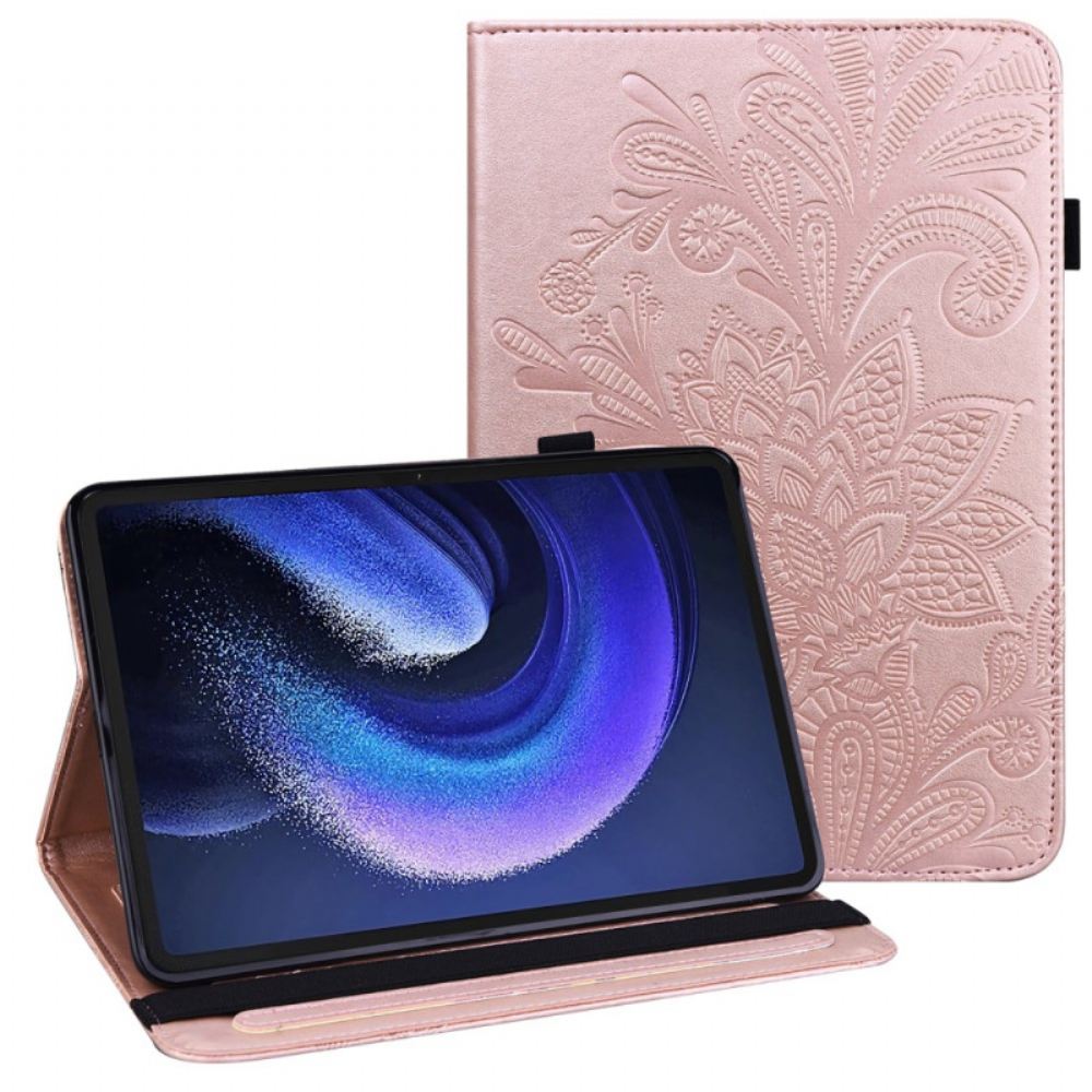 Pouzdro Xiaomi Pad 6 Pro Květinový Vzor