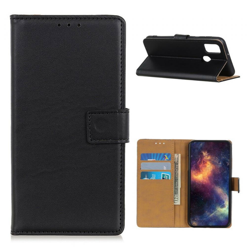 Flipové Pouzdro Na OnePlus Nord N100 Obyčejná Umělá Kůže