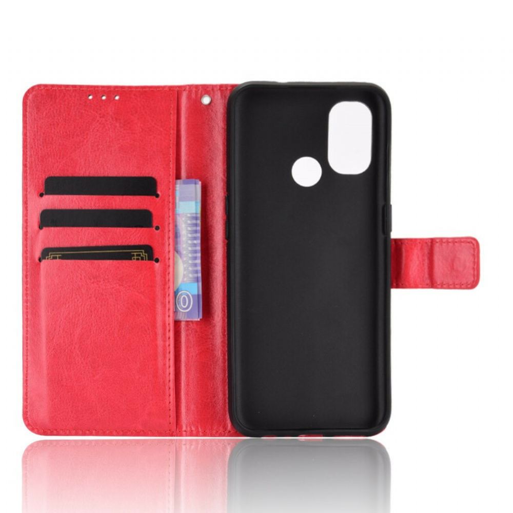 Flipové Pouzdro Na OnePlus Nord N100 Třpytivá Umělá Kůže