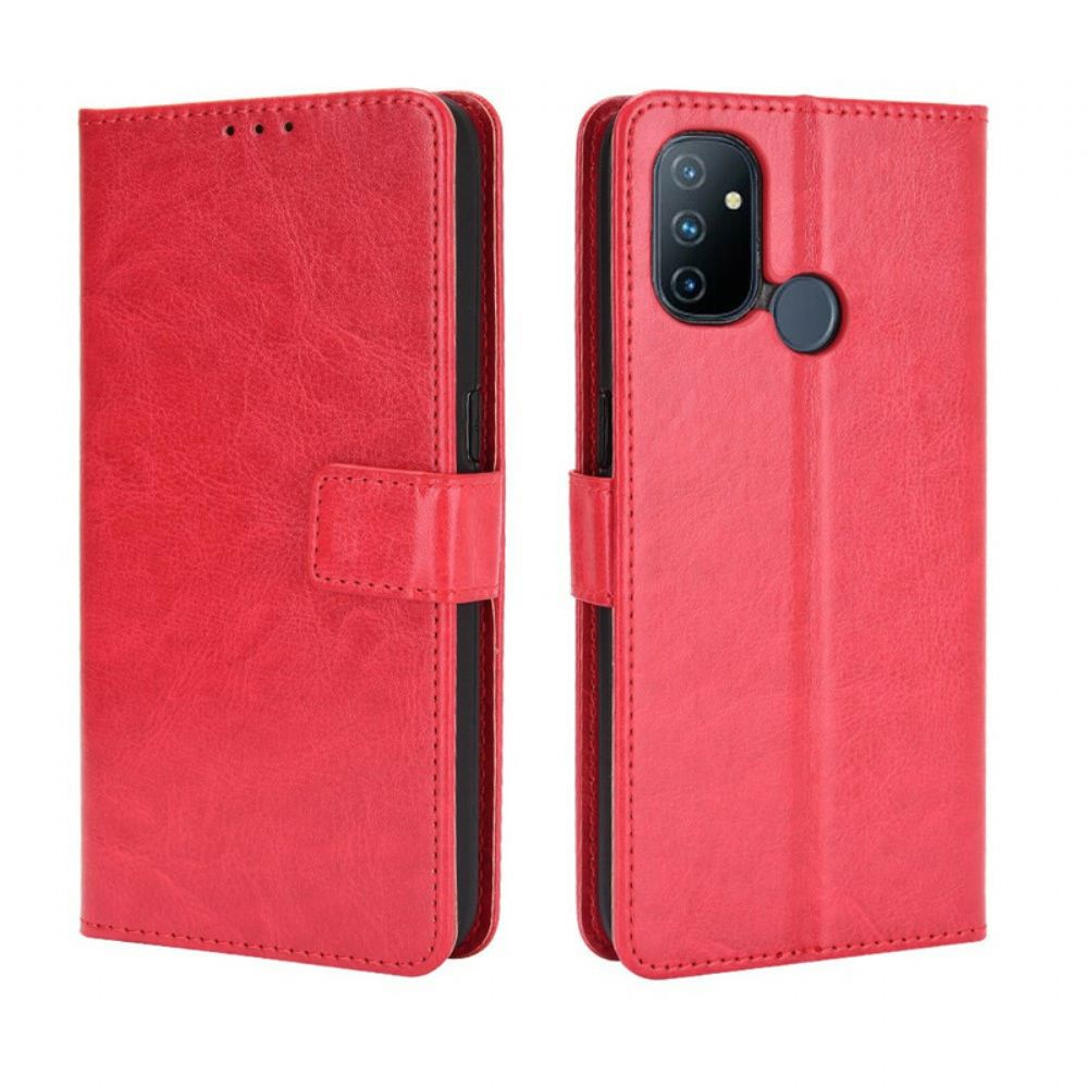 Flipové Pouzdro Na OnePlus Nord N100 Třpytivá Umělá Kůže