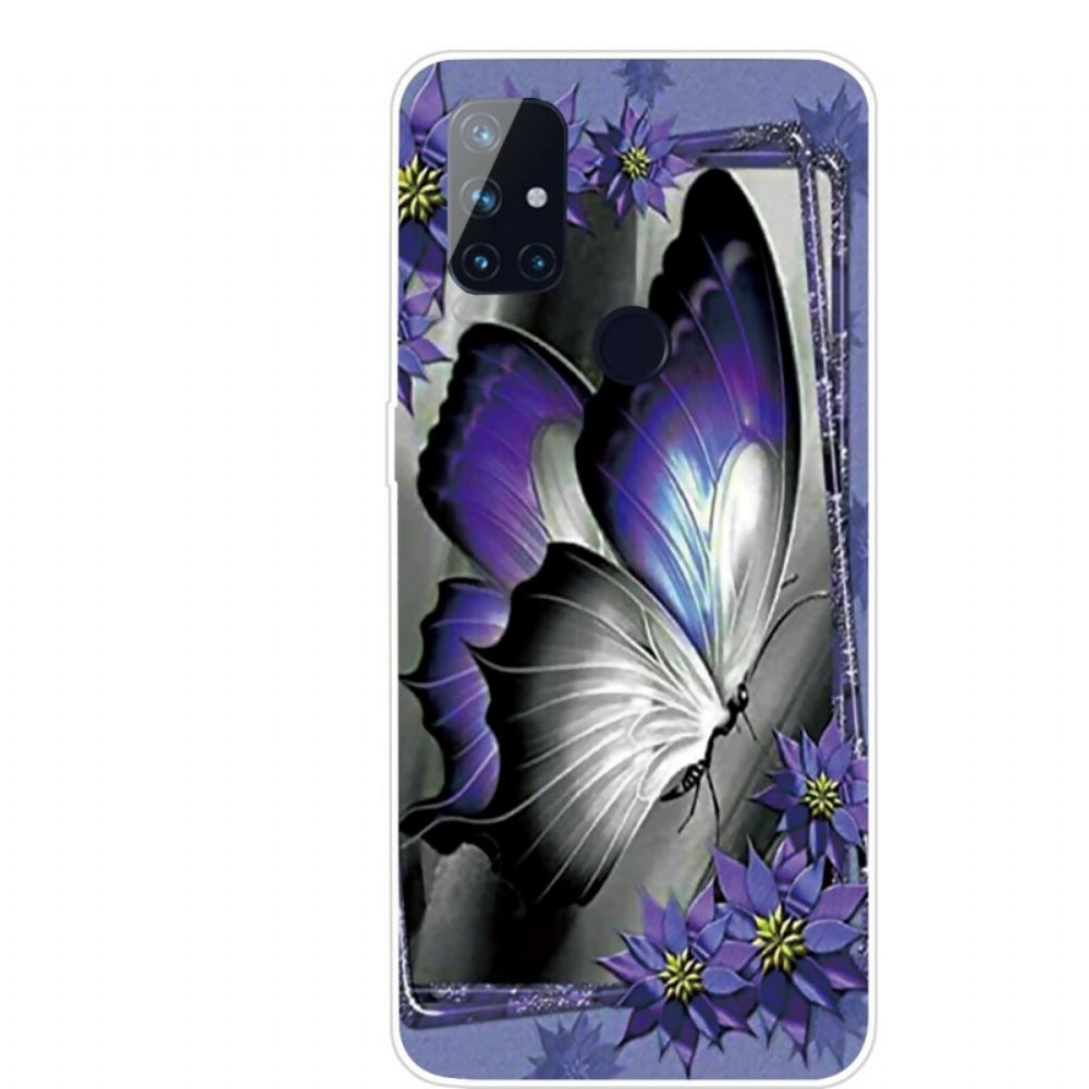 Kryt Na OnePlus Nord N100 Královský Motýl