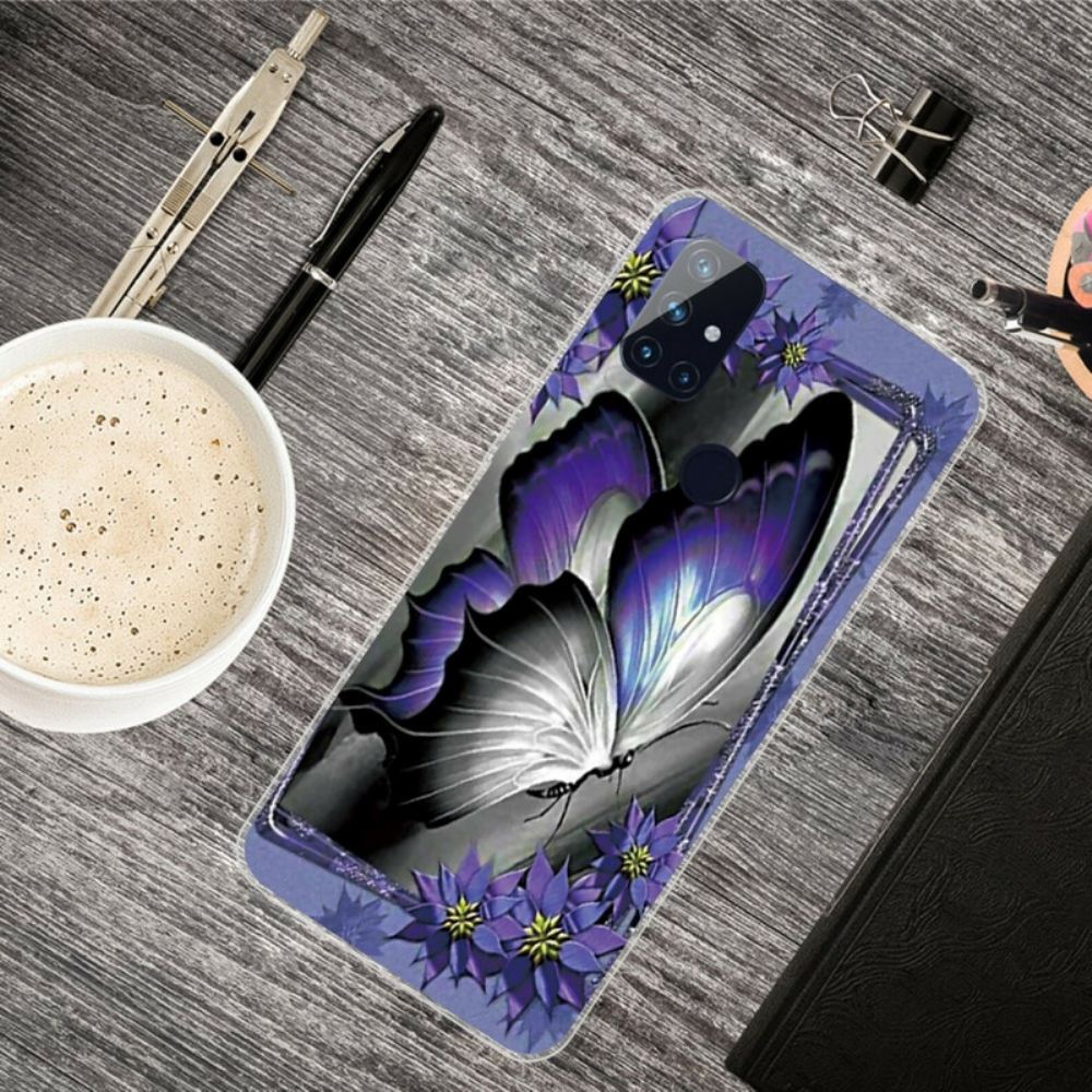 Kryt Na OnePlus Nord N100 Královský Motýl