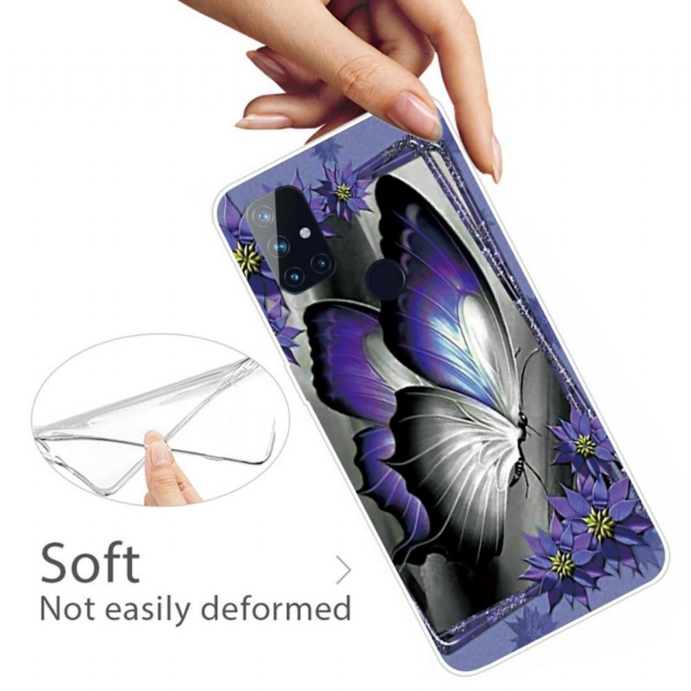 Kryt Na OnePlus Nord N100 Královský Motýl