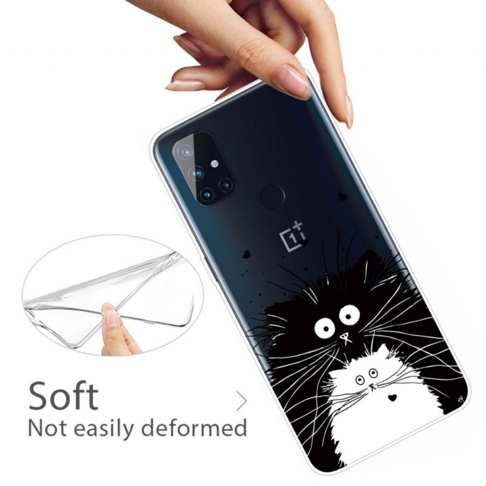 Kryt Na OnePlus Nord N100 Podívejte Se Na Kočky