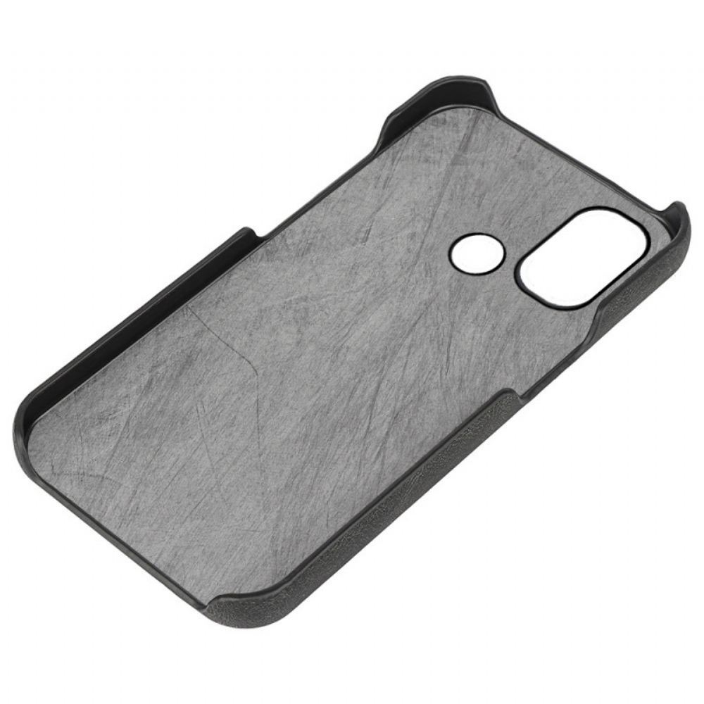 Kryt Na OnePlus Nord N100 Prsten S Koženým Efektem Podporuje Nové Barvy