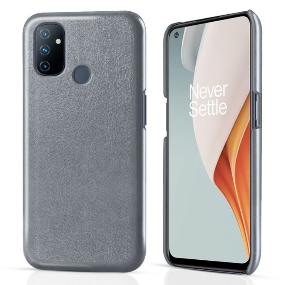 Kryt Na OnePlus Nord N100 Vintage Kožený Efekt