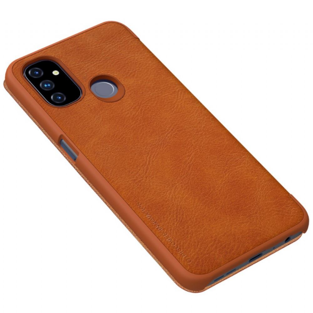 Kryty Na Mobil Na OnePlus Nord N100 Flipové Pouzdro Série Nillkin Qin