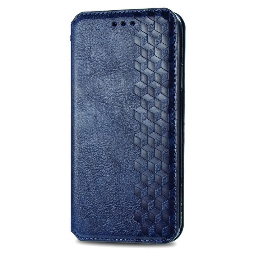 Kožené Pouzdro Folio Na Xiaomi Redmi Note 13 Pro Plus 5g Vintage Diamantový Vzor