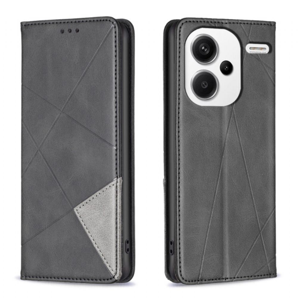 Kožené Pouzdro Folio Xiaomi Redmi Note 13 Pro Plus 5g Diamanty