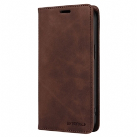 Kožené Pouzdro Folio Xiaomi Redmi Note 13 Pro Plus 5g S Blokováním Betopnice Rfid