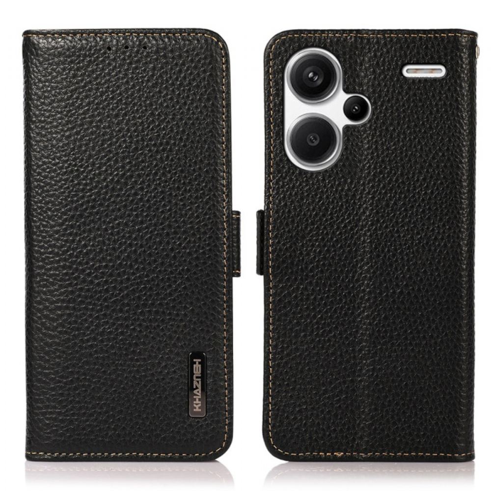 Kožený Kryt Xiaomi Redmi Note 13 Pro Plus 5g Blokování Rfid Khazneh