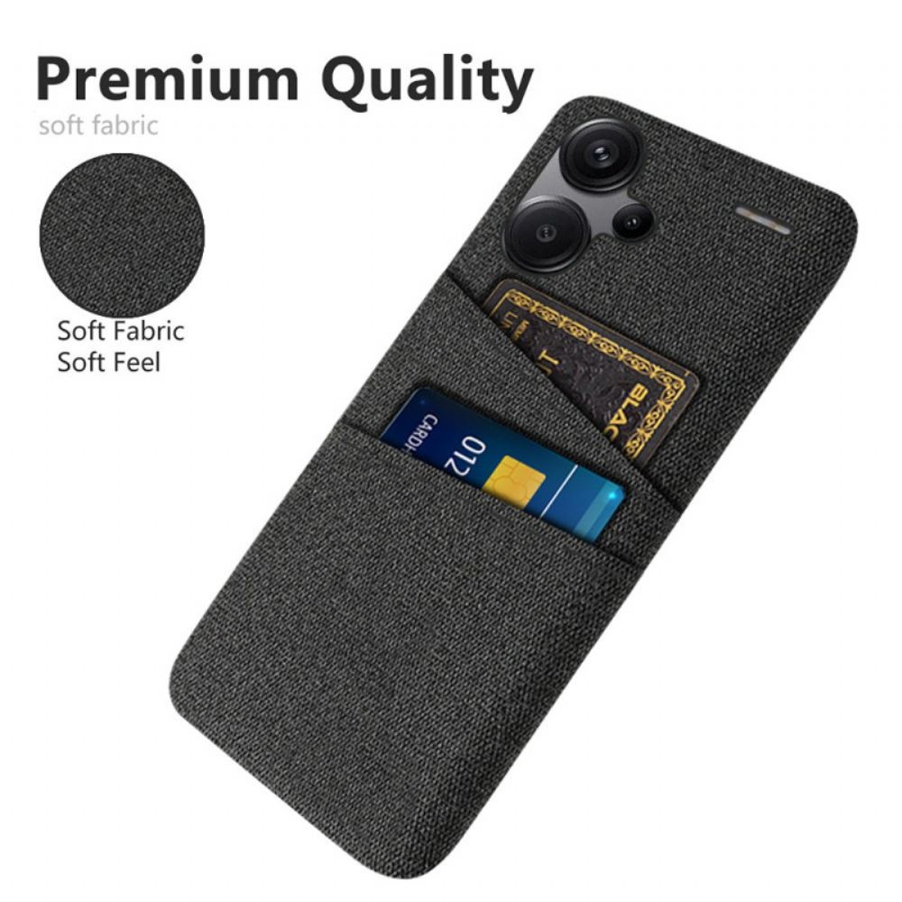 Kryt Na Xiaomi Redmi Note 13 Pro Plus 5g Fabric Card Holder