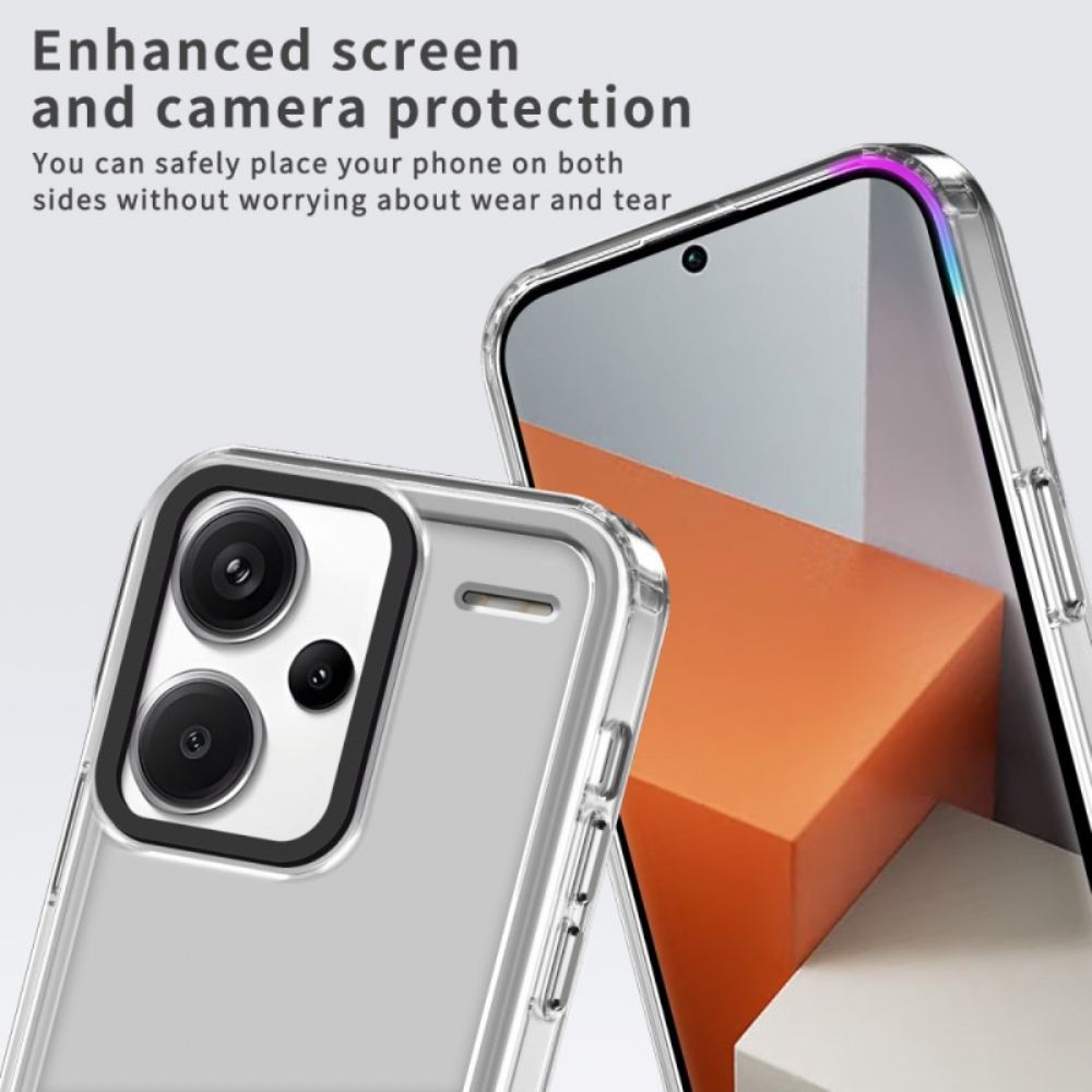 Kryt Xiaomi Redmi Note 13 Pro Plus 5g Průhledné Kovové Hrany