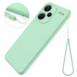 Kryt Xiaomi Redmi Note 13 Pro Plus 5g Řemínek Z Tekutého Silikonu