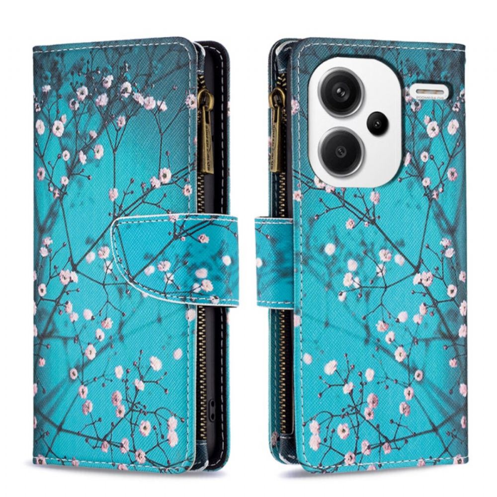 Peněženková Pouzdra Xiaomi Redmi Note 13 Pro Plus 5g Kryty Na Mobil Peněženka Plum Blossoms
